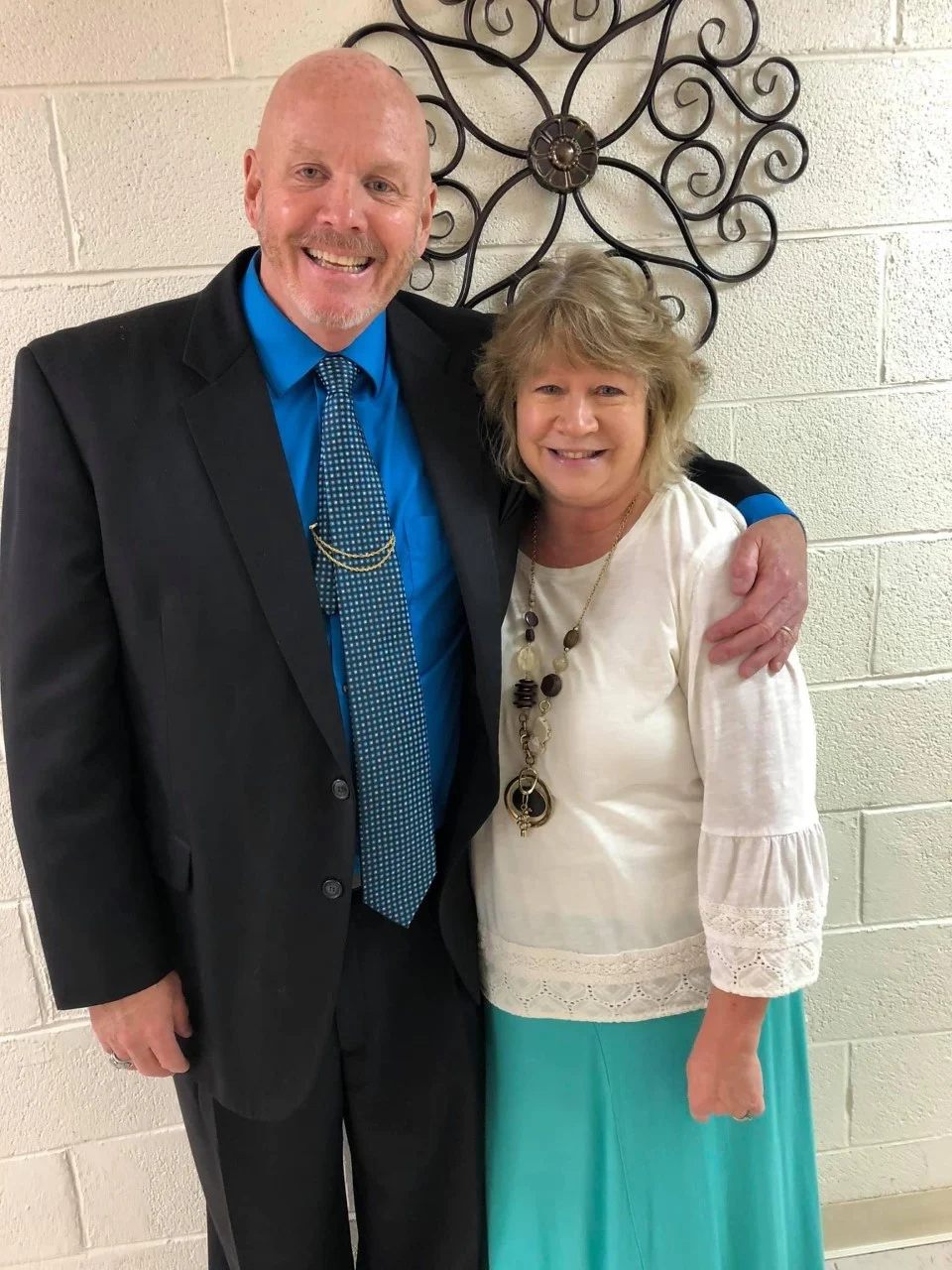 Pastor Michael Johnston and his wife, Crystal